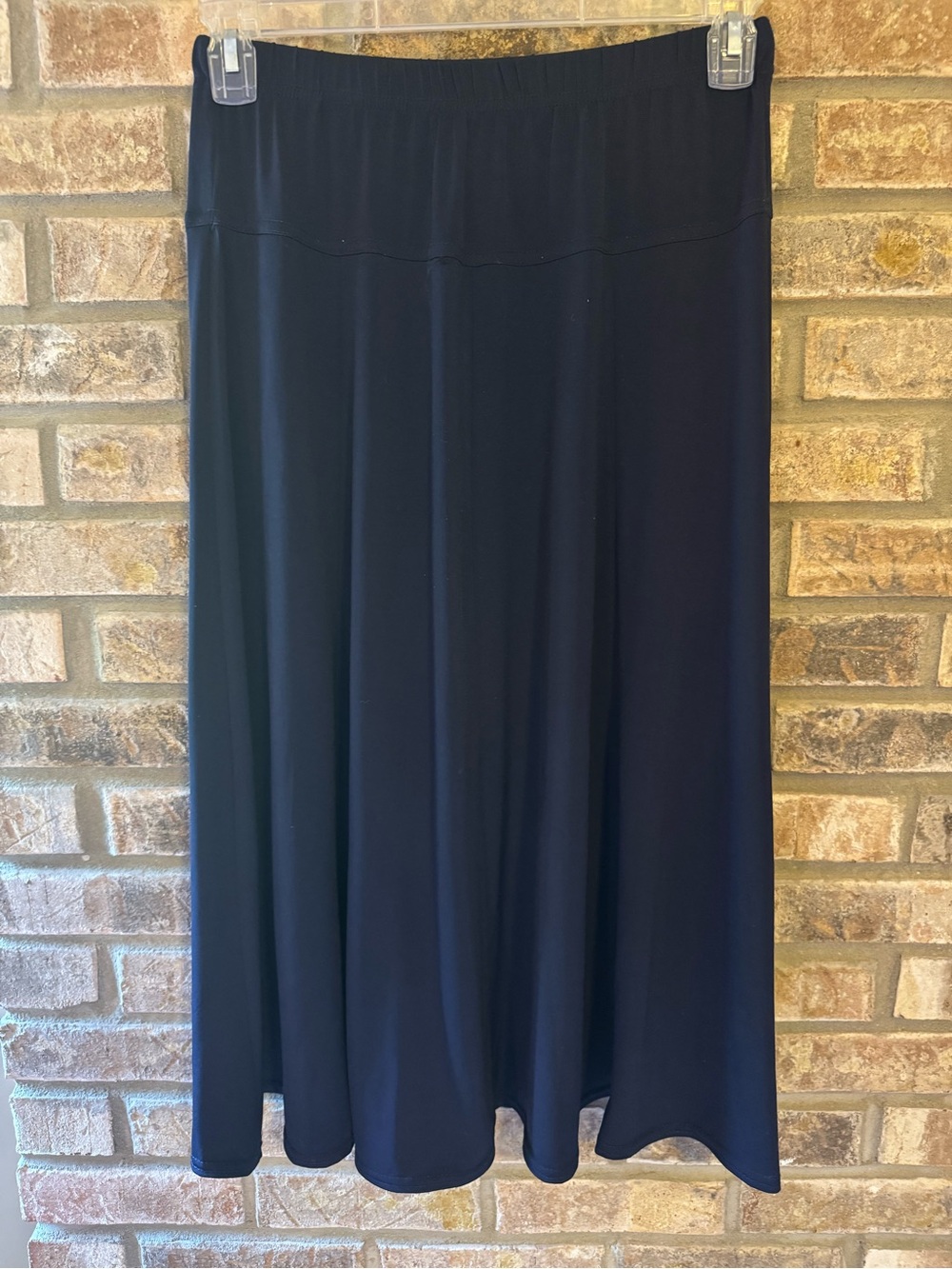 Women’s Black Maxi Skirt - Classic Pull-On Comfort